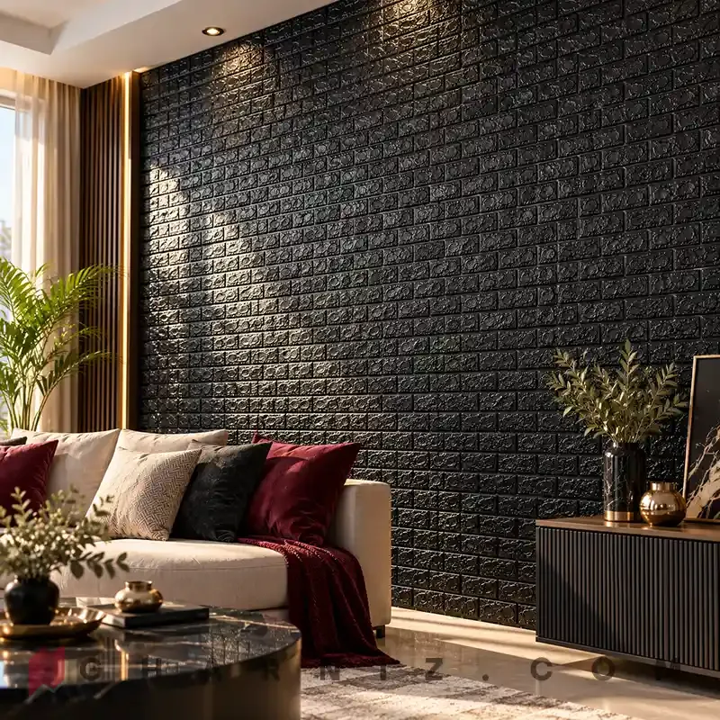 دیوار پوش فومی آجری رولی کد gh-df-100 — تصویر 14