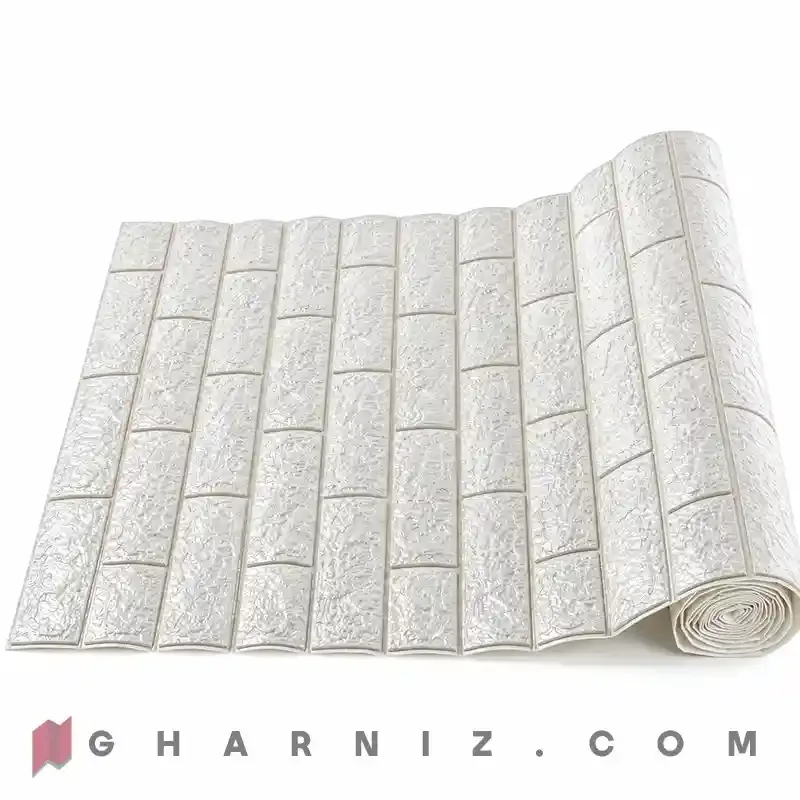 دیوار پوش فومی آجری رولی کد gh-df-100 — تصویر 7