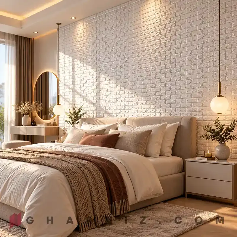 دیوار پوش فومی آجری رولی کد gh-df-100 — تصویر 17