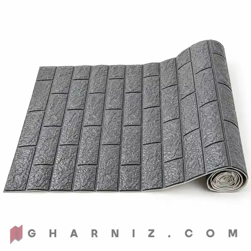 دیوار پوش فومی آجری رولی کد gh-df-100 — تصویر 3