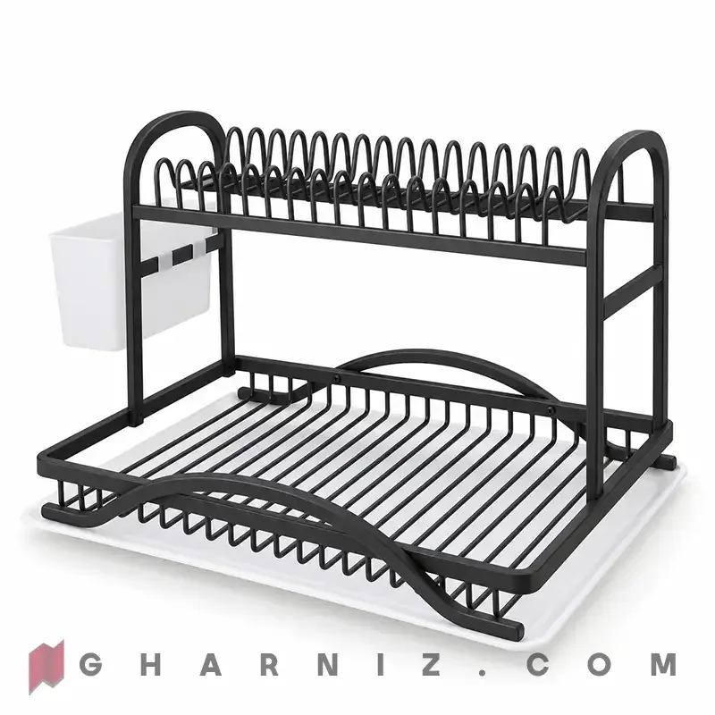 آبچکان آلومینیومی نسترن رنگ مشکی