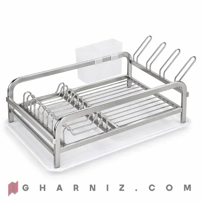 آبچکان اطلس مدل شبنم تک طبقه آلومینیومی با جای کاسه کد gh-a-j900