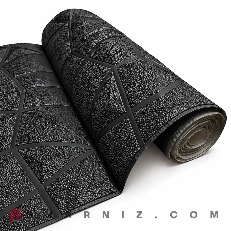 دیوار پوش فومی رولی سه بعدی طرح الماسی کد gh-df-900 — تصویر 4