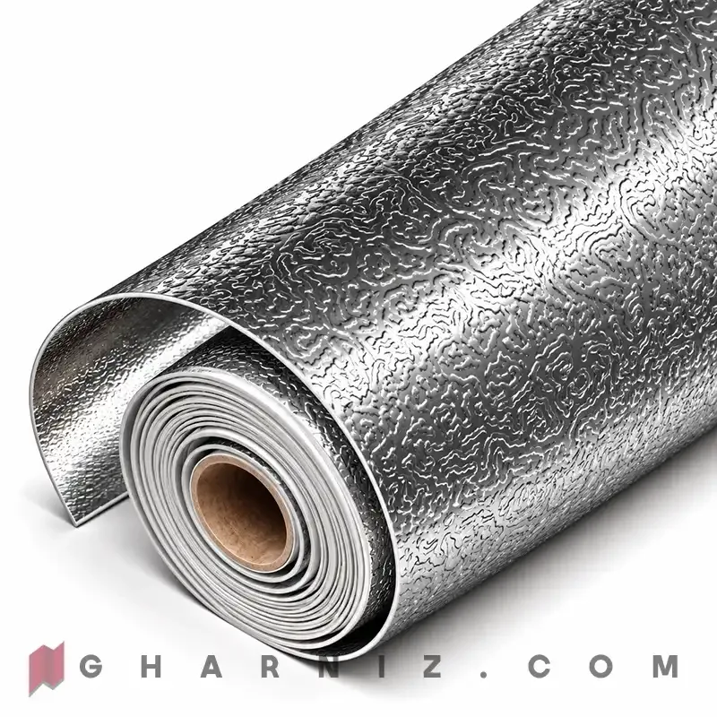 دیوار پوش فومی رولی متالیک بافت ریز مدل متال فلو کد gh-df-8۰۰ — تصویر 10