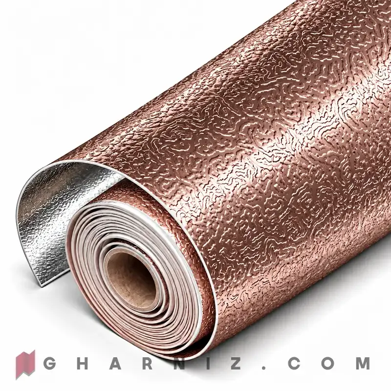 دیوار پوش فومی رولی متالیک بافت ریز مدل متال فلو کد gh-df-8۰۰ — تصویر 11