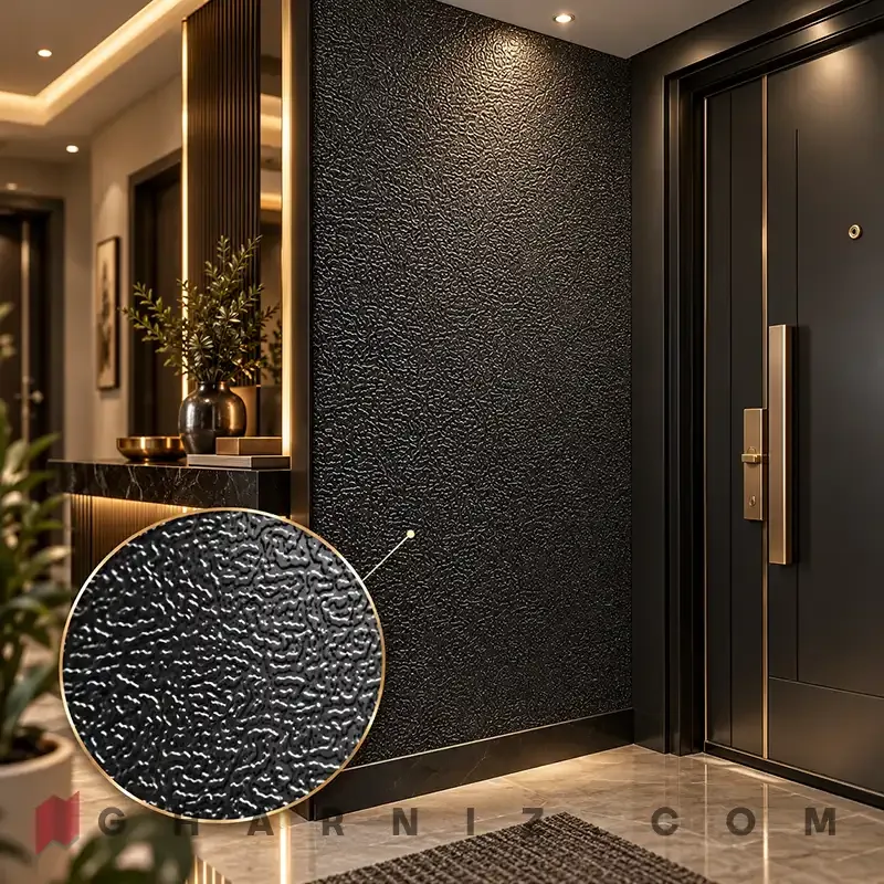 دیوار پوش فومی رولی متالیک بافت ریز مدل متال فلو کد gh-df-8۰۰ — تصویر 14