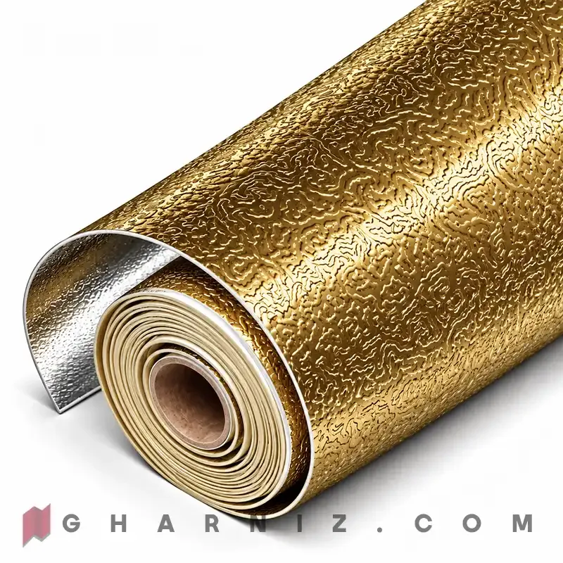 دیوار پوش فومی رولی متالیک بافت ریز مدل متال فلو کد gh-df-8۰۰ — تصویر 9