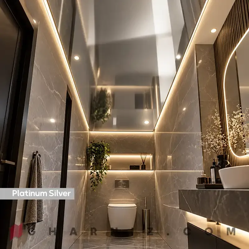 دیوار پوش فومی رولی آینه‌ای براق کد gh-df-600 — تصویر 10
