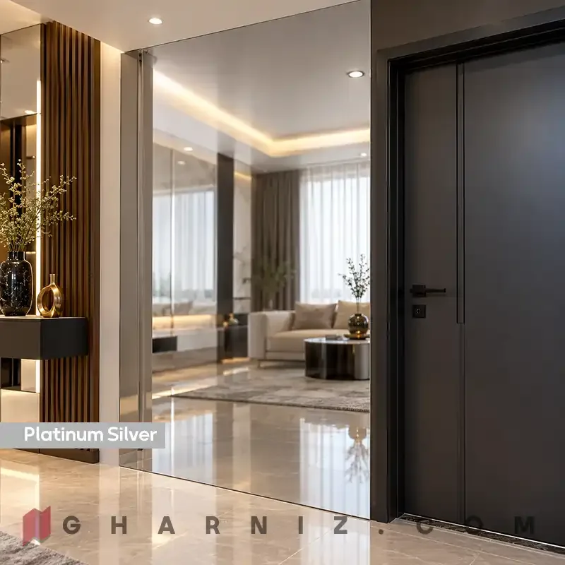 دیوار پوش فومی رولی آینه‌ای براق کد gh-df-600 — تصویر 8