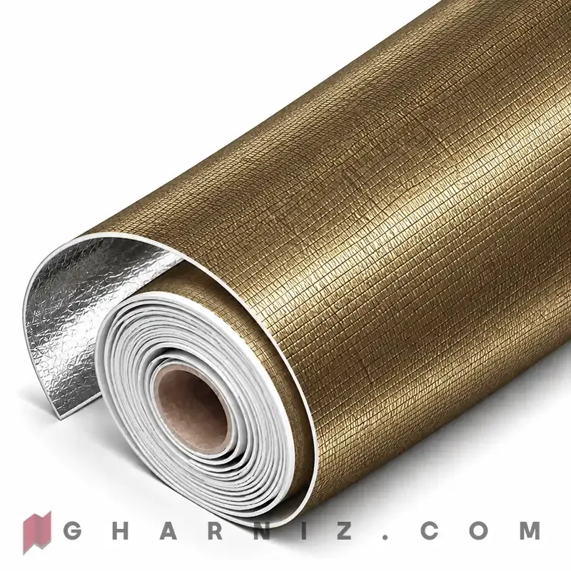 دیوار پوش فومی رولی بافت‌دار متالیک مدل اسکیل تاچ کد gh-df-700 — تصویر 3
