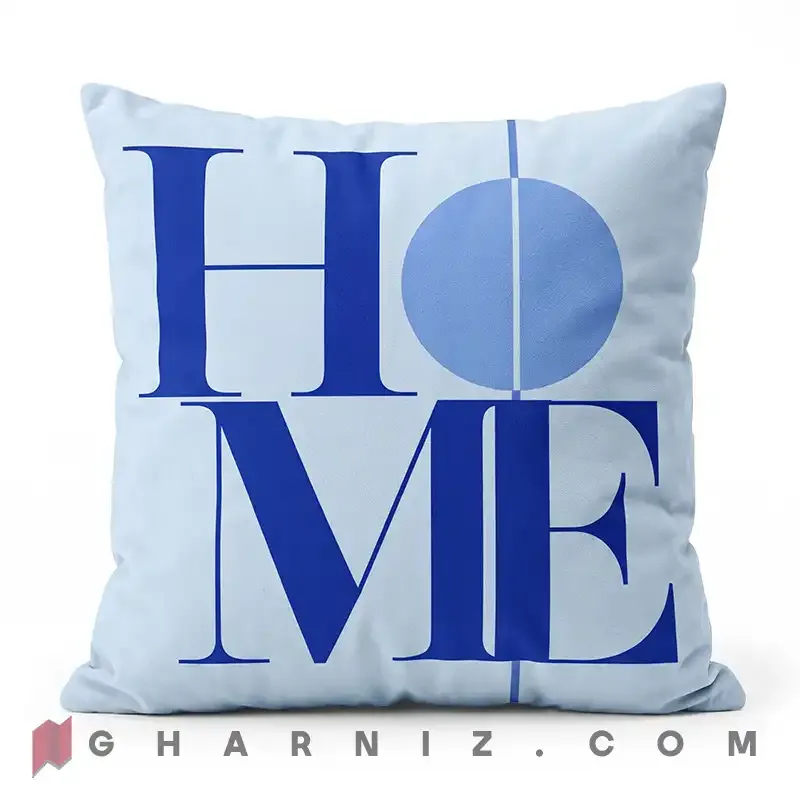 کاور کوسن مخمل طرح نوشته HOME کد gh-c811 — تصویر 4