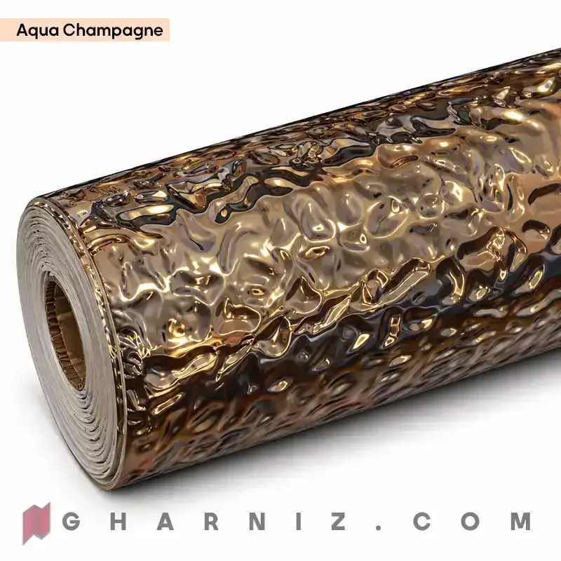 دیوار پوش فومی رولی متالیک براق مدل آکوا کد gh-df-200 — تصویر 19