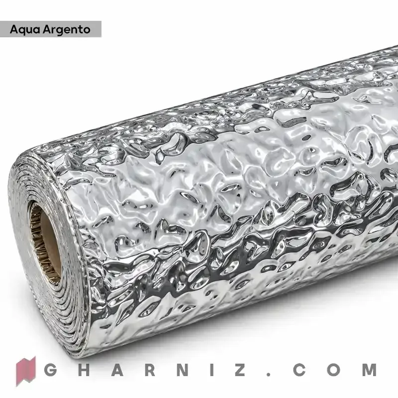 دیوار پوش فومی رولی متالیک براق مدل آکوا کد gh-df-200 — تصویر 26