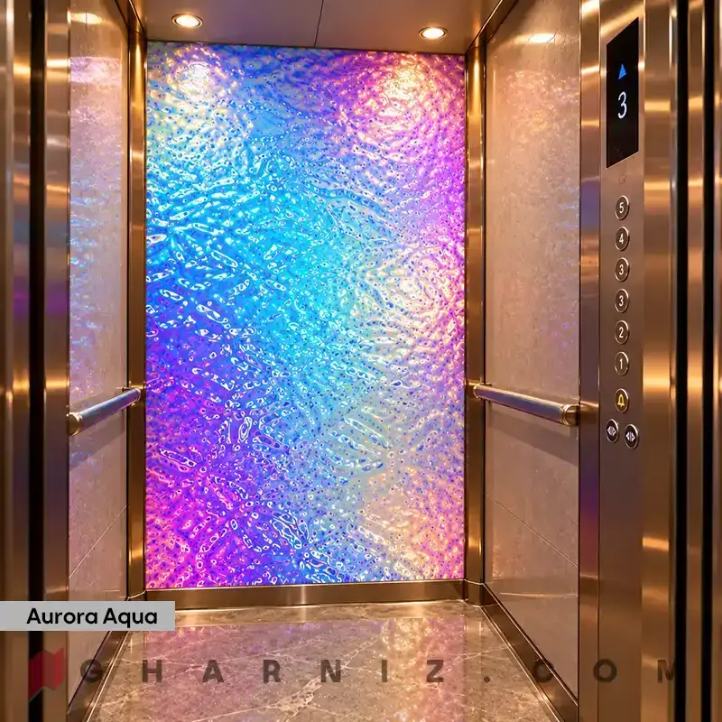 دیوار پوش فومی رولی متالیک براق مدل آکوا کد gh-df-200 — تصویر 31