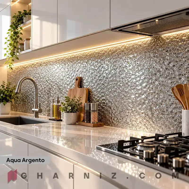 دیوار پوش فومی رولی متالیک براق مدل آکوا کد gh-df-200 — تصویر 41