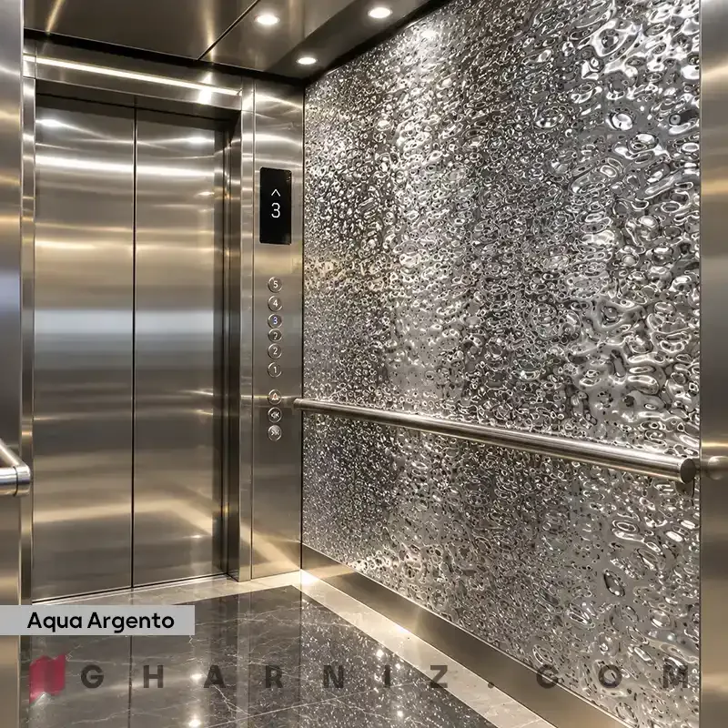 دیوار پوش فومی رولی متالیک براق مدل آکوا کد gh-df-200 — تصویر 56