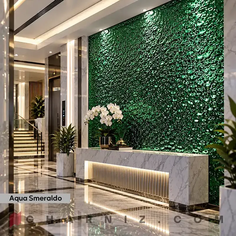 دیوار پوش فومی رولی متالیک براق مدل آکوا کد gh-df-200 — تصویر 64