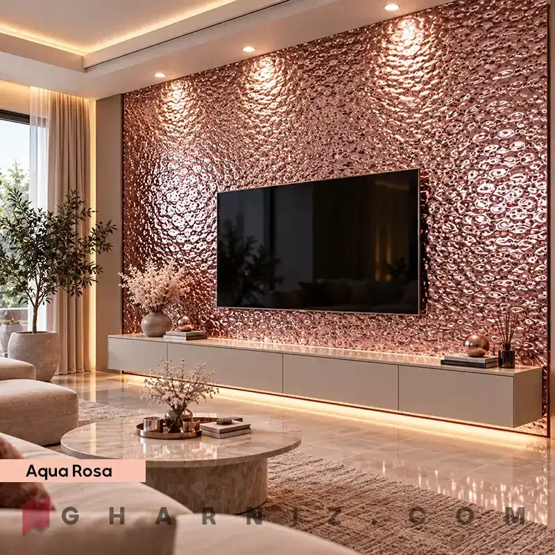 دیوار پوش فومی رولی متالیک براق مدل آکوا کد gh-df-200 — تصویر 69